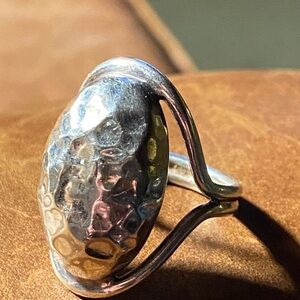 Vintage Mark Wasserman Samara Dome Sterling Silver Ring size 8.5
